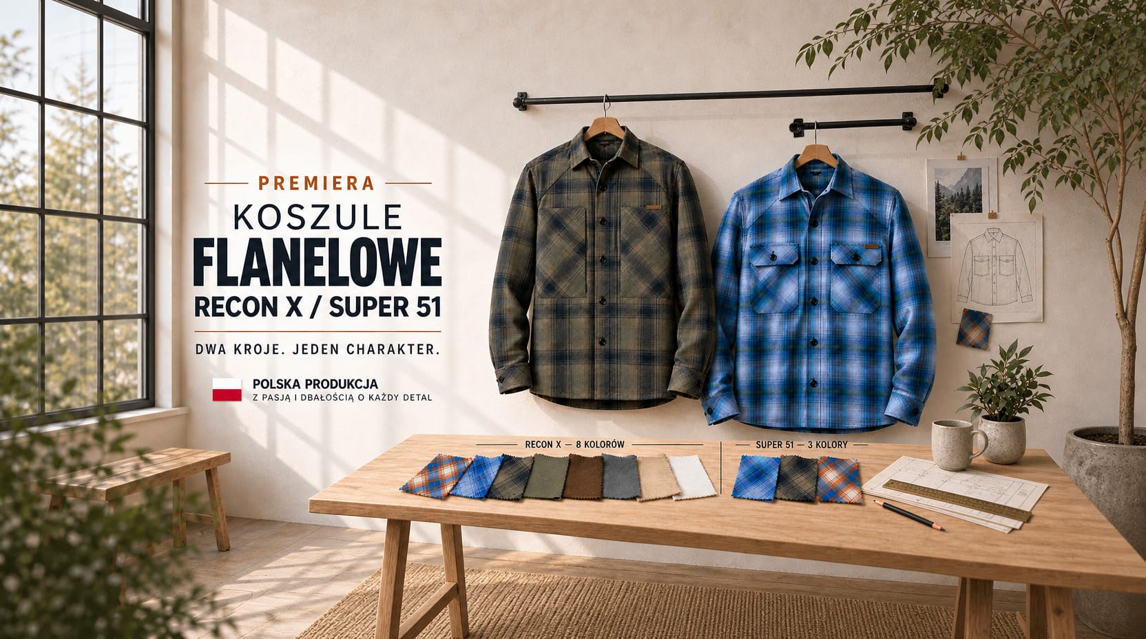 Koszule flanelowe Premiera